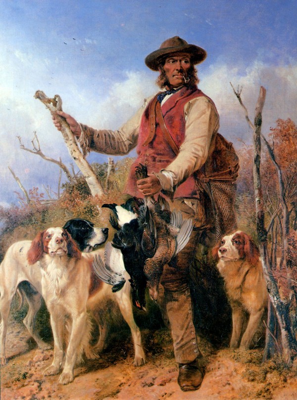 Gamekeeper with Dogs by Richard Ansdell